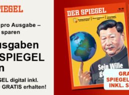 Spiegel: Zwölf Ausgaben inklusive “Spiegel+” für 30 Euro