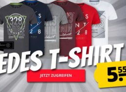 Sportspar: T-Shirts-Sale mit Shirts für je 5,55 Euro