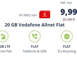 Freenet: 20 GByte LTE ohne Anschlusspreis für 9,99 Euro