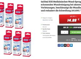 Dealclub: Sechserpack Medizinisches Wundspray für 14,88 Euro