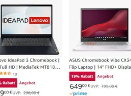 Amazon: Chromebook-Sale mit Rechnern ab 159 Euro