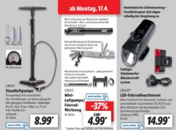 Lidl: Fahrrad-Spezial mit LED-Leuchten und Zubehör