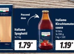 Lidl: Italien-Spezial mit Pasta und Pesto