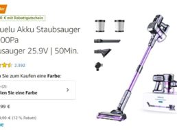 Exklusiv: Lubluelu Akku Staubsauger für 121,12 Euro