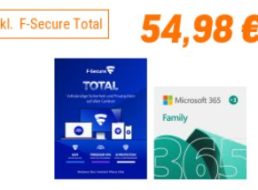 NBB: 15 Monate Microsoft 365 Family & “F Secure” für 54,98 Euro