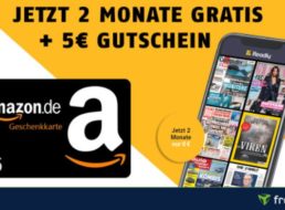 Gratis: Zwei Monate Readly inklusive Amazon-Gutschein