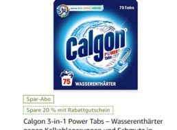Amazon: 20 Prozent Rabatt auf Produkte von Sagrotan, Vanish & Calgon