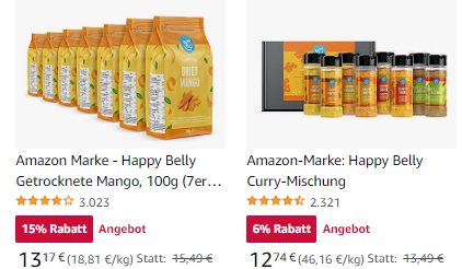 Amazon: Produkte für den täglichen Bedarf mit Rabatt