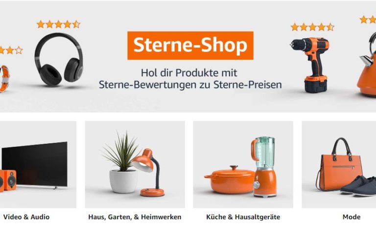 Amazon: Sterne-Shop mit gut bewerteten Produkten – Discountfan.de