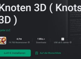 Gratis: App “Knoten 3D” im Wert von 6,49 Euro zum Nulltarif