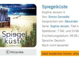 Gratis: Nordsee-Krimi “Spiegelküste: Sophie Jensen 4” via Amazon als Hörbuch