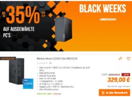 NBB: Medion-Sale mit PCs ab 329 Euro