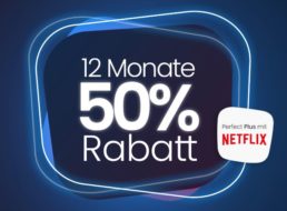 Waipu.tv: Netflix-Pakete mit 50 Prozent Rabatt