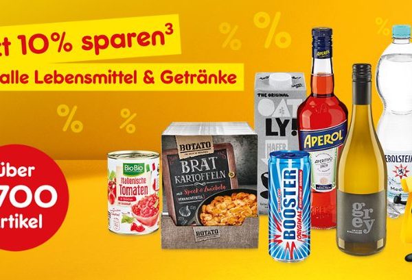 Läuft aus: 10 Prozent Rabatt auf Lebensmittel bei Netto Online