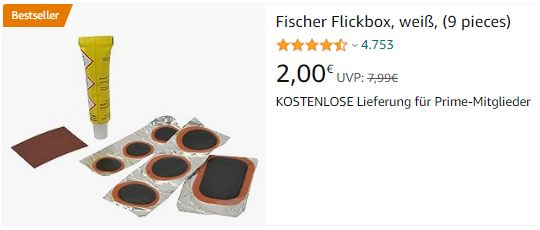 Amazon Prime: "Fischer Flickbox" für zwei Euro frei Haus