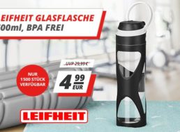 Druckerzubehoer: Leifheit Trinkflasche für 4,99 Euro