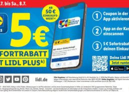 Lidl Plus: 5 Euro Rabatt im Discounter via App