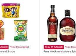 Prime Day: Lebensmittel und Spirituosen im Überblick