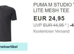 Puma: Yogini Lite Trainings-Shirt für 21,21 Euro