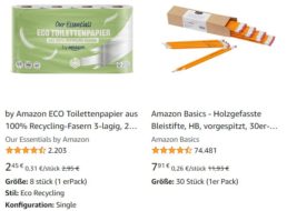 Prime Day: Rolle WC-Papier für unter 25 Cent – so geht’s