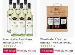 Prime Day: Weinpakete und Nussmix mit Rabatt