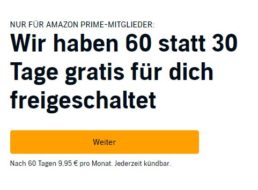 Amazon Prime: Zwei Monate Audible geschenkt