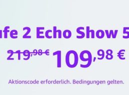 Echo Show: Doppelpack für 109,98 Euro frei Haus