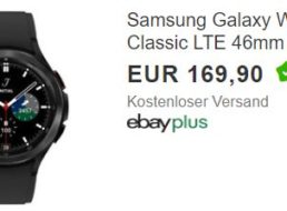 Samsung: Galaxy Watch 4 Classic LTE für 169,90