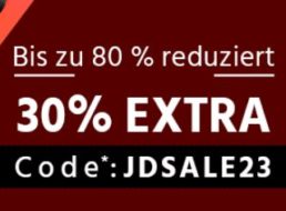 Jeans Direct: 30 Prozent Rabatt auf bereits reduzierte Artikel