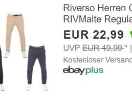 Riverso: Chinos für 22,99 Euro frei Haus, 2 Jeans für 39,08 Euro