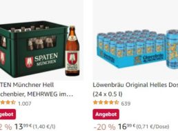 Amazon: Bier-Sale mit Franziskaner, Paulaner & Co.