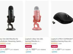 Amazon: Logitech-Days mit Tastaturen, Mikrofonen und mehr