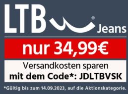 Jeans Direct: LTB-Jeans für 34,99 Euro frei Haus