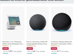 Amazon: Generalüberholte Echo-Lautsprecher ab 31,99 Euro