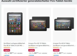 Amazon: Generalüberholte Fire-Tablets ab 46,99 Euro