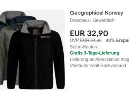 Geograpical Norway: Fleecejacken via Ebay für 32,90 Euro