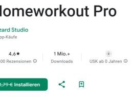 Gratis: App “Homeworkout Pro” für kurze Zeit zum Nulltarif