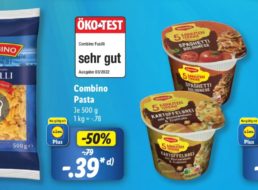 Knaller: Pasta bei Lidl zum Bestpreis von 39 Cent