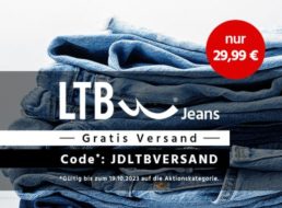 Jeans Direct: LTB-Jeans für 29,99 Euro frei Haus