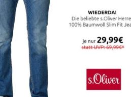s.Oliver: Jeans für 29,99 Euro frei Haus via Outlet46