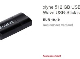 Ebay: USB-Stick mit 512 GByte für 19,19 Euro