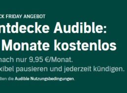 Gratis: Audible 3 Monate zum Nulltarif