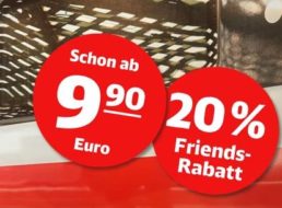 Bahn: 20 Prozent Friends Rabatt für 3-5 Personen