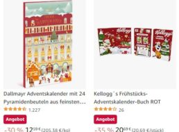 Amazon: Adventskalender-Rabatt mit Dallmar-Tee-Kalender für 12,59 Euro