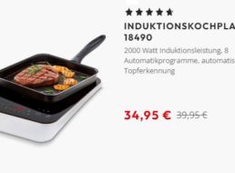 Medion: Induktionskochplatte Medion MD 18490 für 34,95 Euro