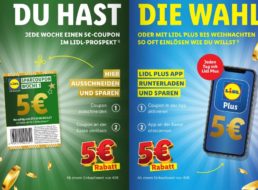 Lidl: 5 Euro Rabatt für jeden Einkauf ab 40 Euro