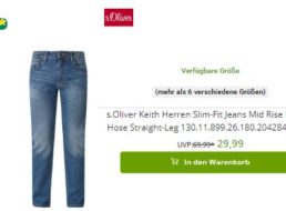 s.Oliver: Jeans für 29,99 Euro frei Haus