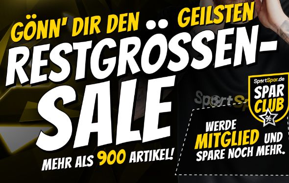 Sportspar: Restgrößen-Sale mit Schnäppchen ab 49 Cent –