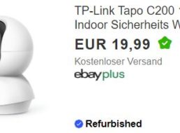 TP-Link: Tapo C200 als B-Ware für 17,99 Euro frei Haus