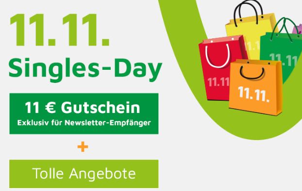 Völkner: 11 Euro Rabatt zum "Singles Day"